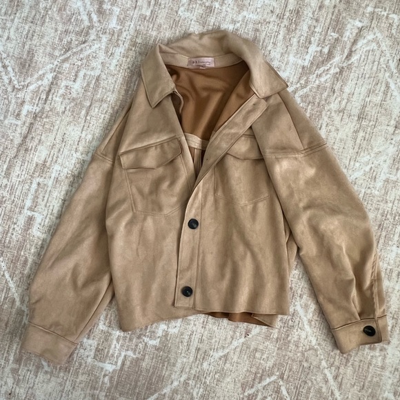 Philosophy Suede Like Lightweight Jacket - Picture 3 of 4
